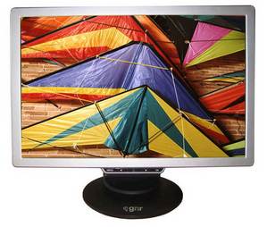 ViewSonic VA1916w 19" Wide LCD Monitor 5ms 1440 x 900 VGA Black Silver 3 yr wty