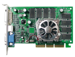 Sparkle SP8855-DT - 256Mb - AGP - 128-bit - DVI-I TV-OUT 15-Pin D-SUB Graphics adapter